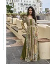 Pakhi By Sayuri Gerogette Embroidery Gown With Koti Belt